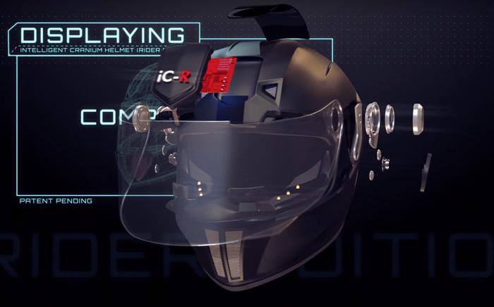 IC-R: El casco inteligente de motocicleta -0
